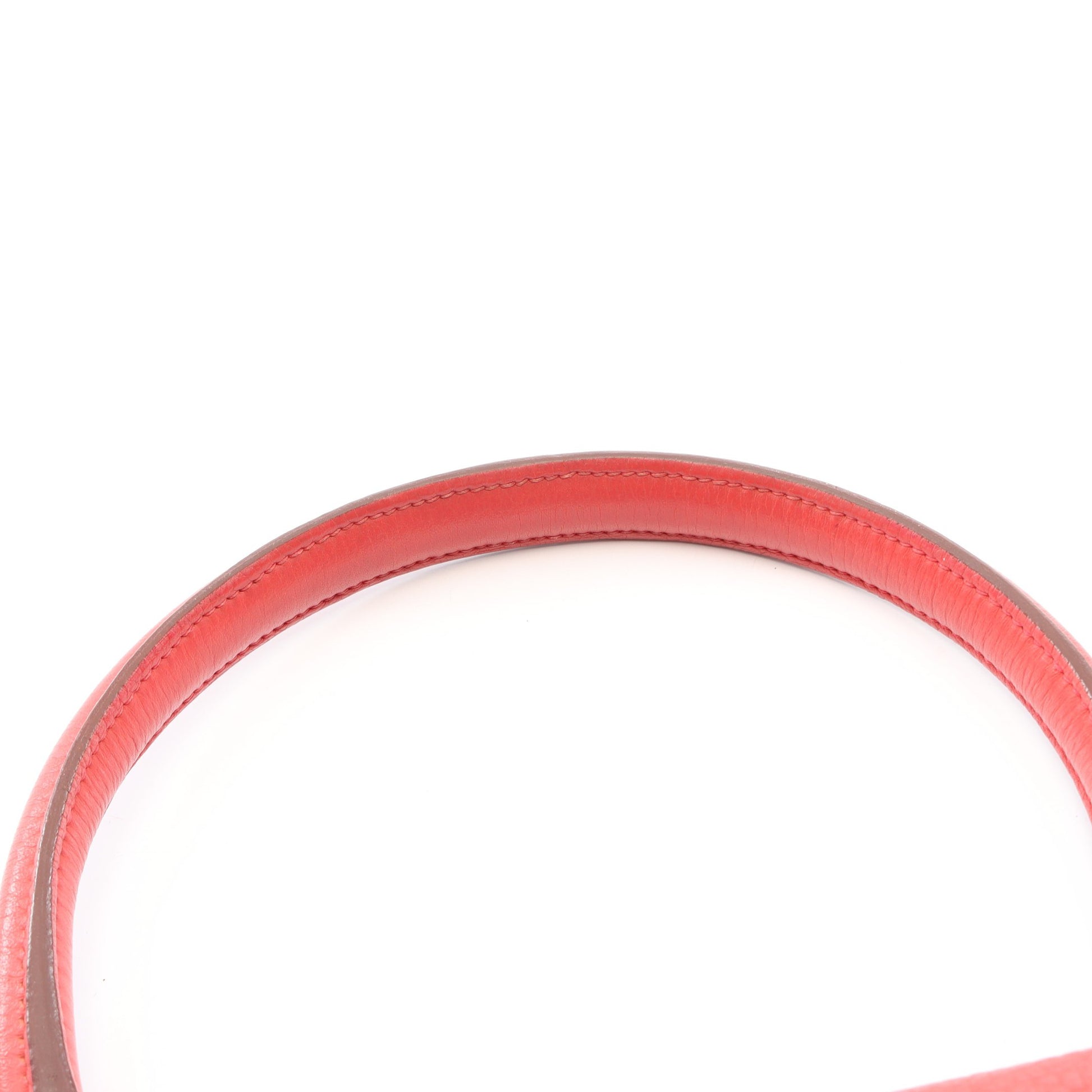 ショルダーケリー ワンショルダーバッグ トリヨンクレマンス ピンクレッド シルバー金具 □M刻印 エルメス バッグ HERMES