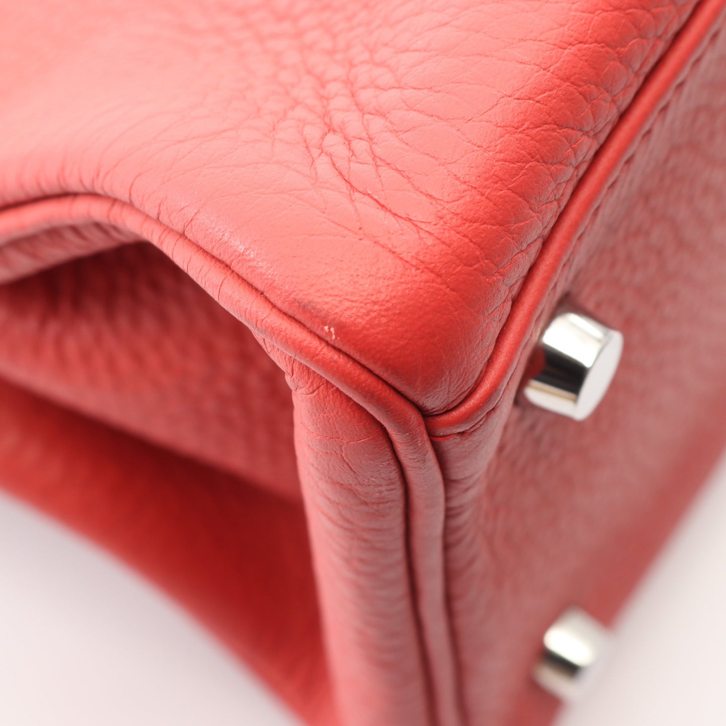 ショルダーケリー ワンショルダーバッグ トリヨンクレマンス ピンクレッド シルバー金具 □M刻印 エルメス バッグ HERMES