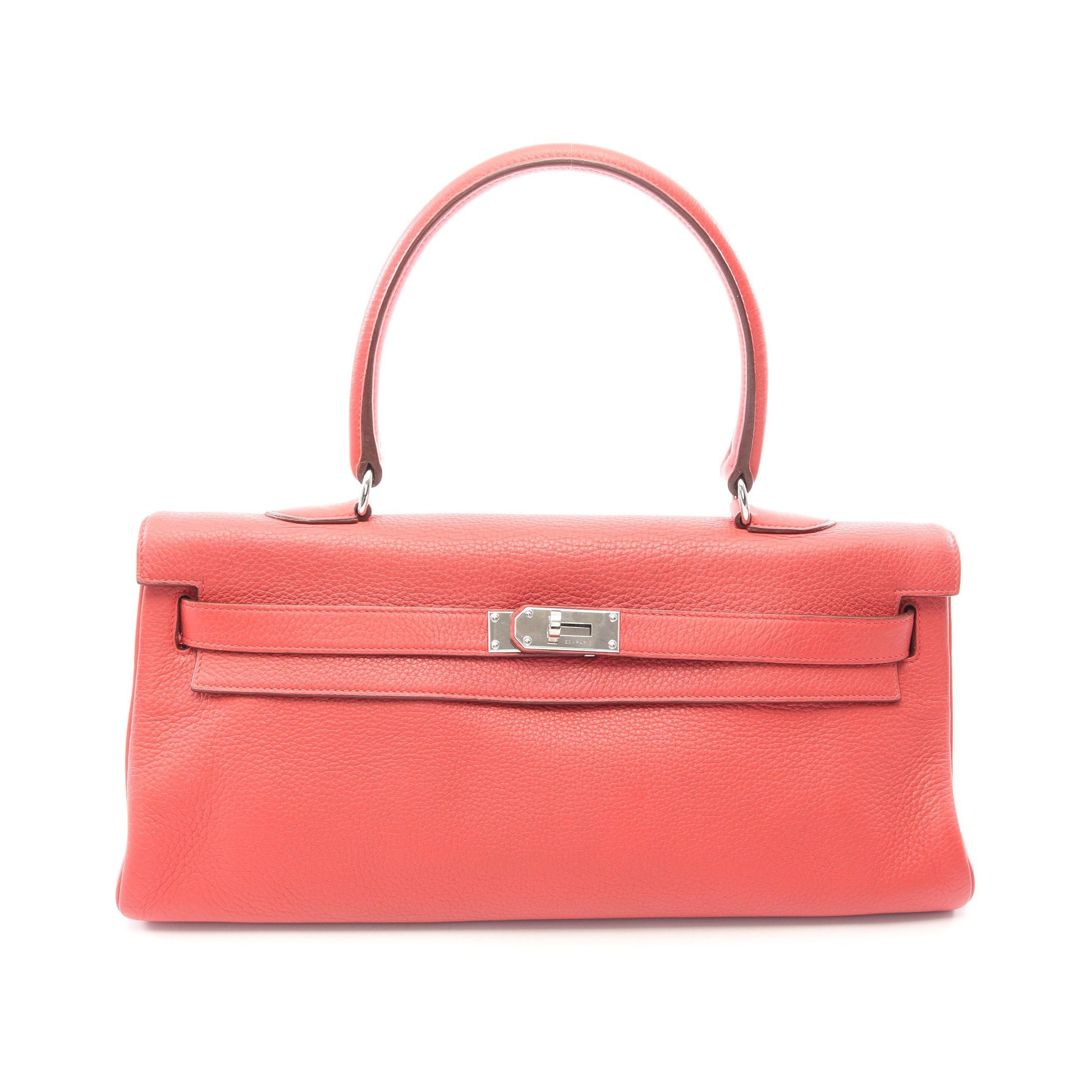 ショルダーケリー ワンショルダーバッグ トリヨンクレマンス ピンクレッド シルバー金具 □M刻印 エルメス バッグ HERMES