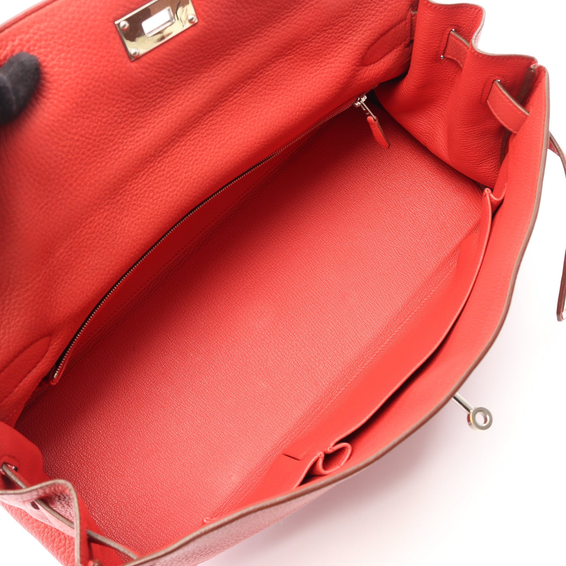 ショルダーケリー ワンショルダーバッグ トリヨンクレマンス ピンクレッド シルバー金具 □M刻印 エルメス バッグ HERMES