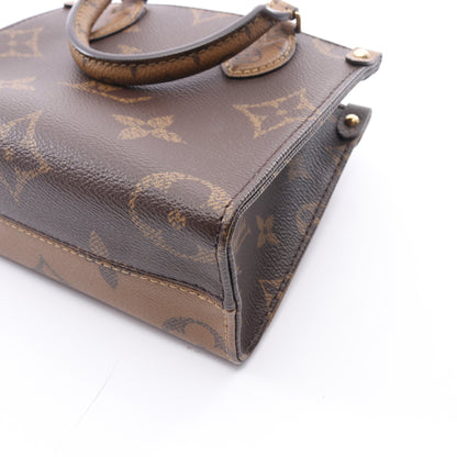 オンザゴーBB モノグラムリバース 2WAY ハンドバッグ PVC レザー ブラウン ライトブラウン ルイヴィトン バッグ LOUIS VUITTON