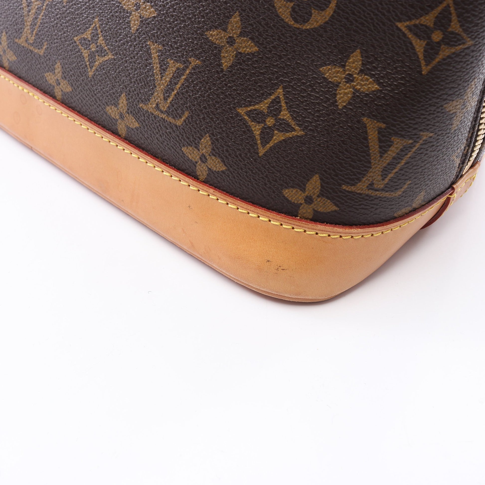 アルマPM モノグラム ハンドバッグ PVC レザー ブラウン ルイヴィトン バッグ LOUIS VUITTON