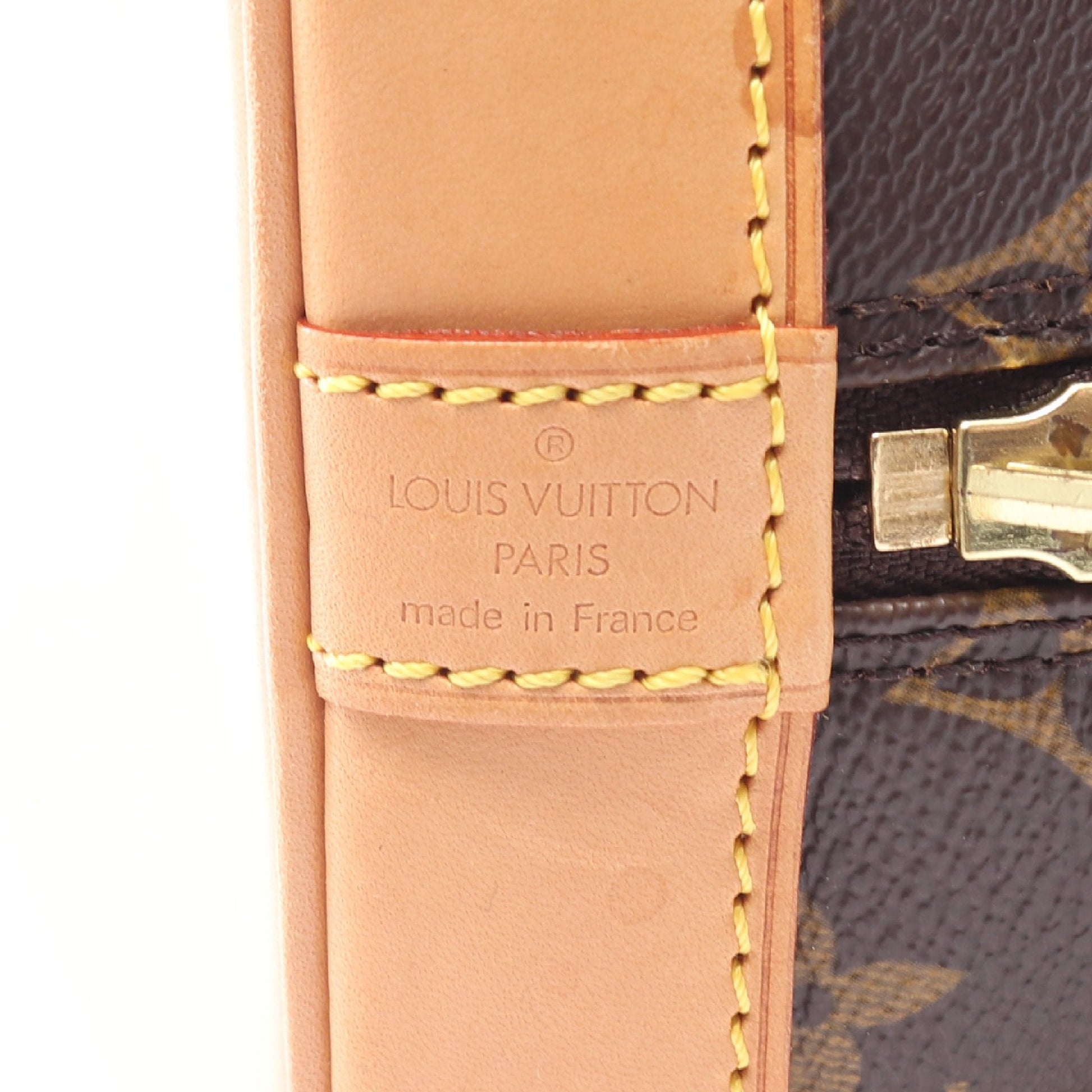 アルマPM モノグラム ハンドバッグ PVC レザー ブラウン ルイヴィトン バッグ LOUIS VUITTON