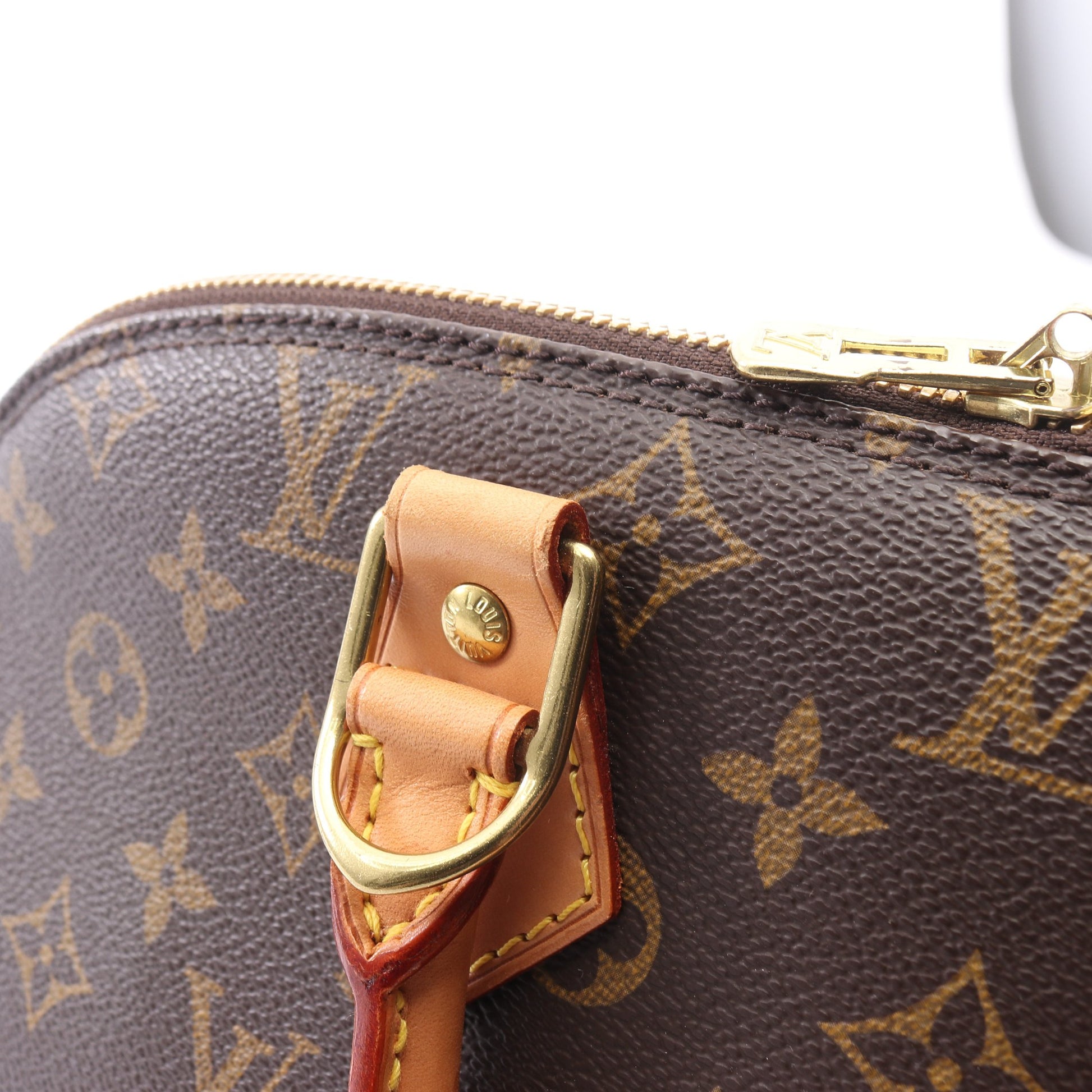 アルマPM モノグラム ハンドバッグ PVC レザー ブラウン ルイヴィトン バッグ LOUIS VUITTON