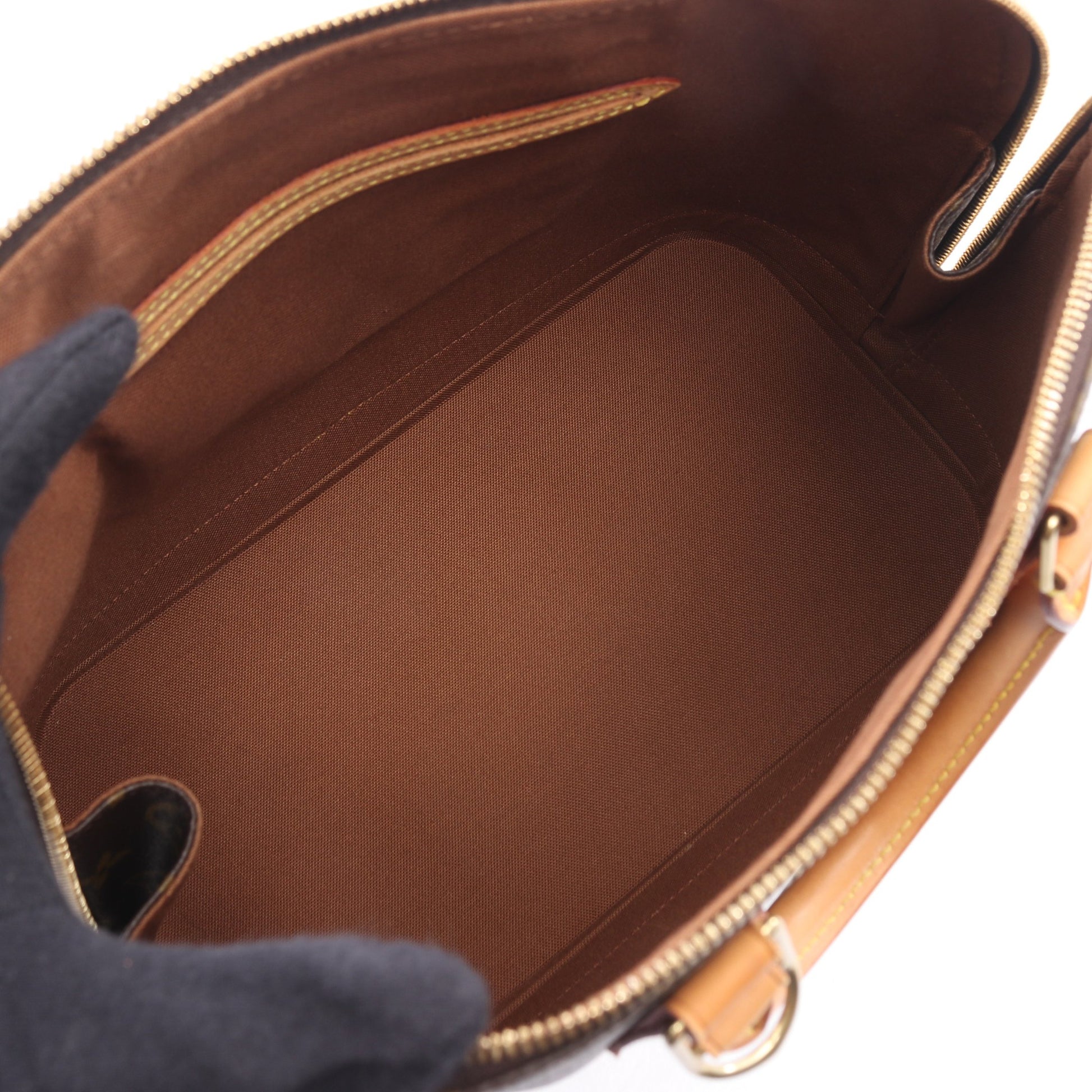 アルマPM モノグラム ハンドバッグ PVC レザー ブラウン ルイヴィトン バッグ LOUIS VUITTON