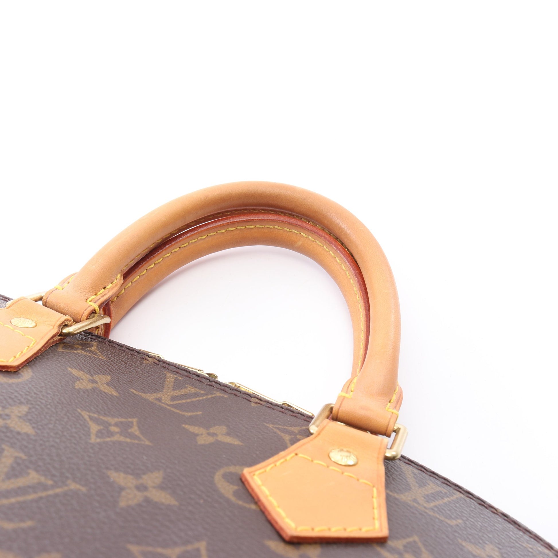 アルマPM モノグラム ハンドバッグ PVC レザー ブラウン ルイヴィトン バッグ LOUIS VUITTON