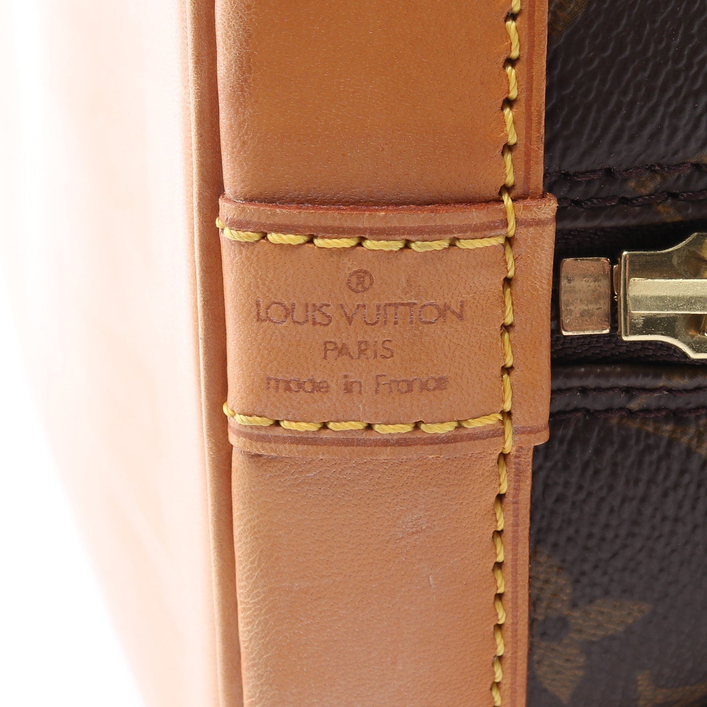 アルマPM モノグラム ハンドバッグ PVC レザー ブラウン ルイヴィトン バッグ LOUIS VUITTON