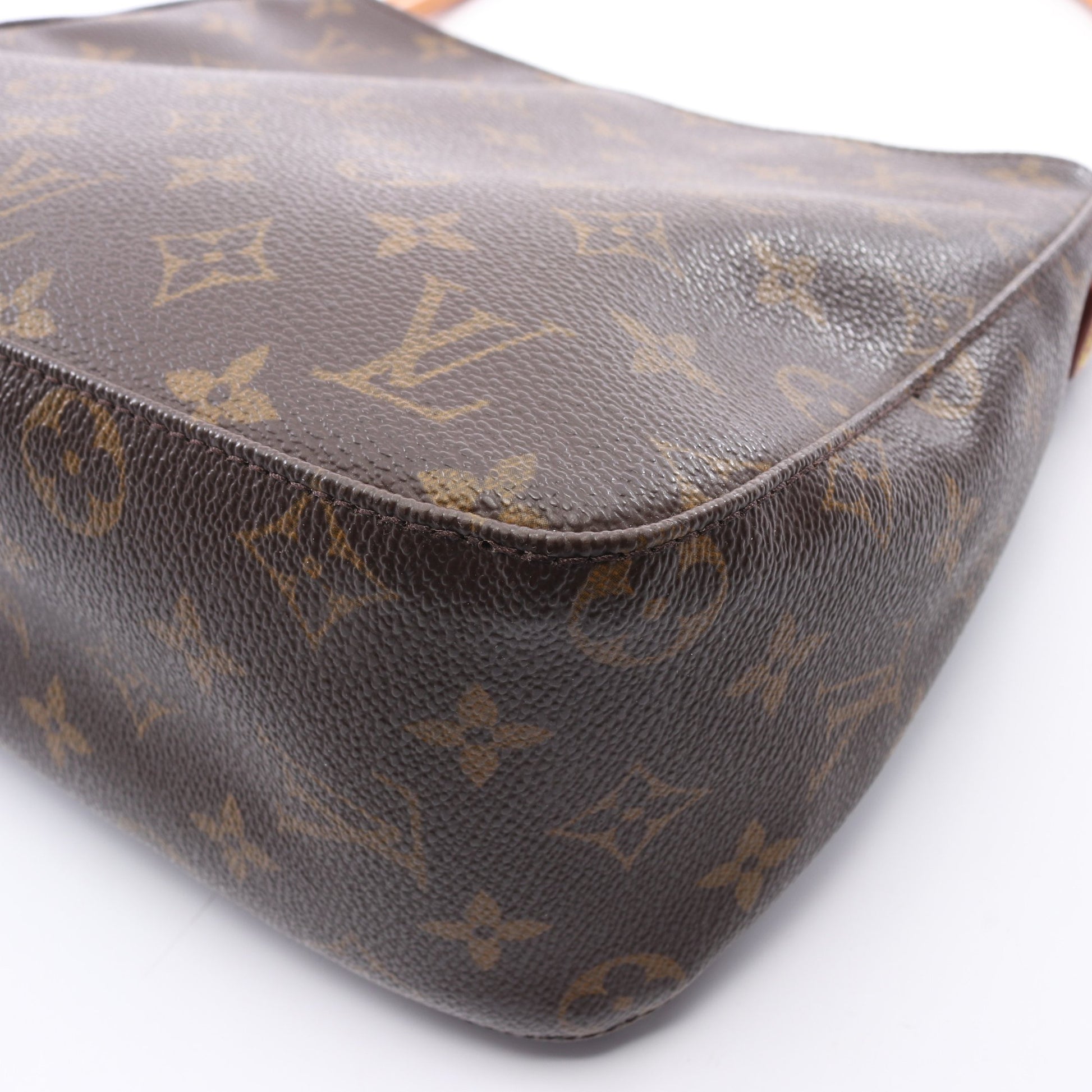 ルーピングMM モノグラム ショルダーバッグ PVC レザー ブラウン ルイヴィトン バッグ LOUIS VUITTON