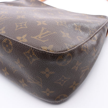 ルーピングMM モノグラム ショルダーバッグ PVC レザー ブラウン ルイヴィトン バッグ LOUIS VUITTON