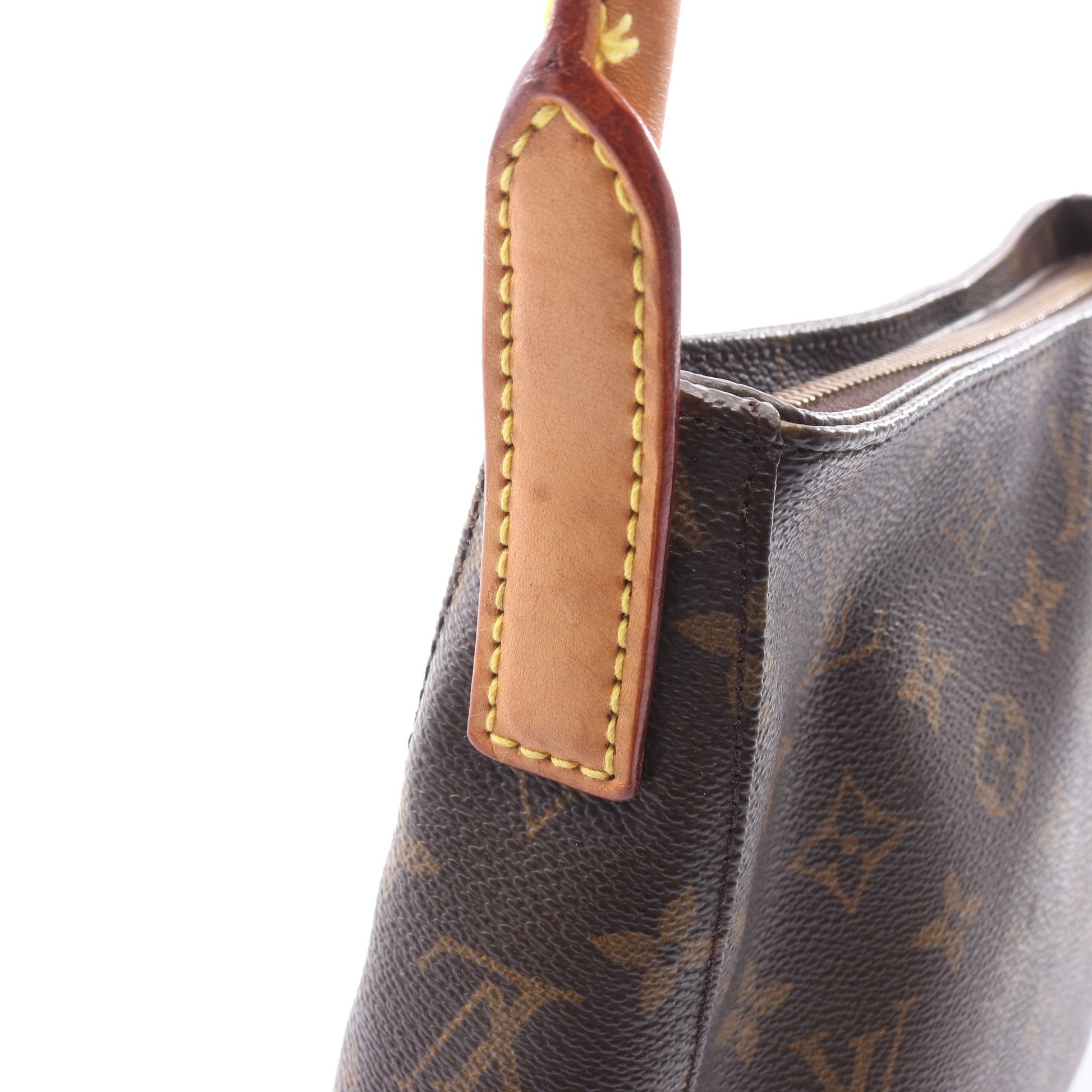 ルーピングMM モノグラム ショルダーバッグ PVC レザー ブラウン ルイヴィトン バッグ LOUIS VUITTON