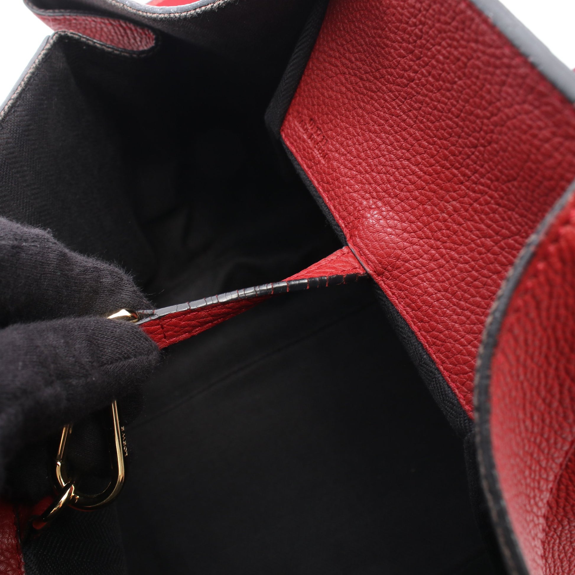 HAMMOCK SMALL ハンモック スモール 2WAY ハンドバッグ レザー レッド ロエベ バッグ LOEWE