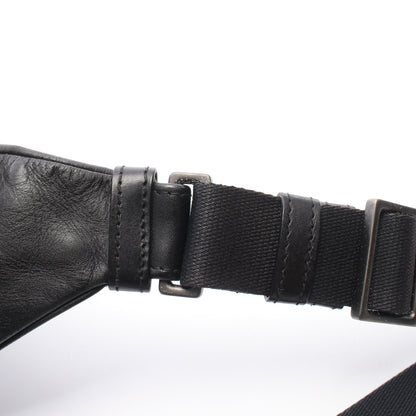 イントレチャート ボディバッグ レザー ブラック ボッテガヴェネタ バッグ BOTTEGA VENETA