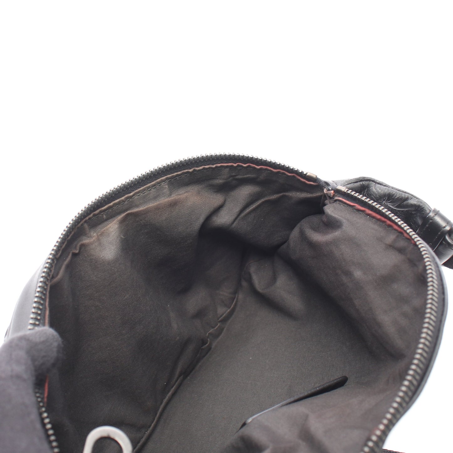 イントレチャート ボディバッグ レザー ブラック ボッテガヴェネタ バッグ BOTTEGA VENETA