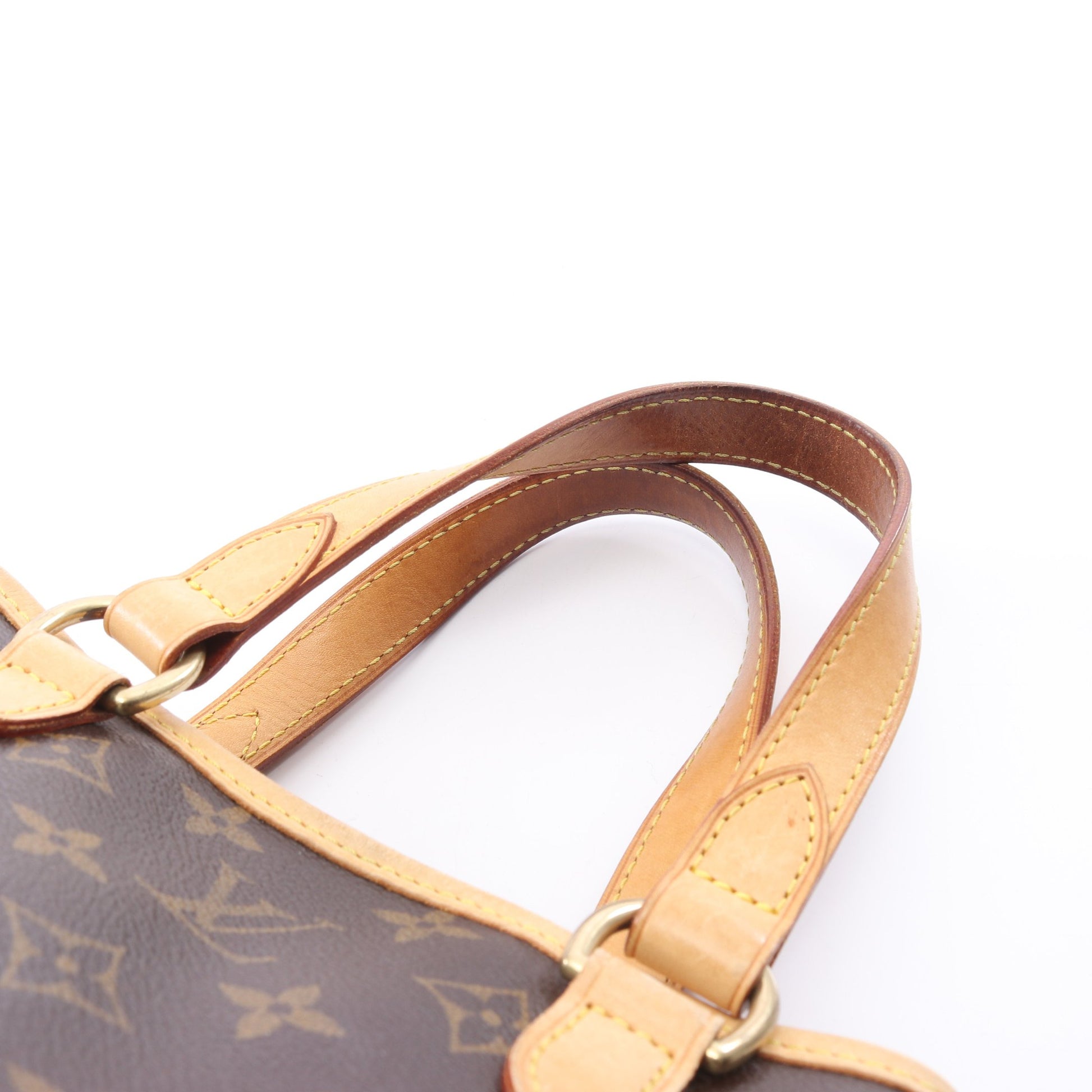 バティニョール モノグラム ハンドバッグ PVC レザー ブラウン ルイヴィトン バッグ LOUIS VUITTON