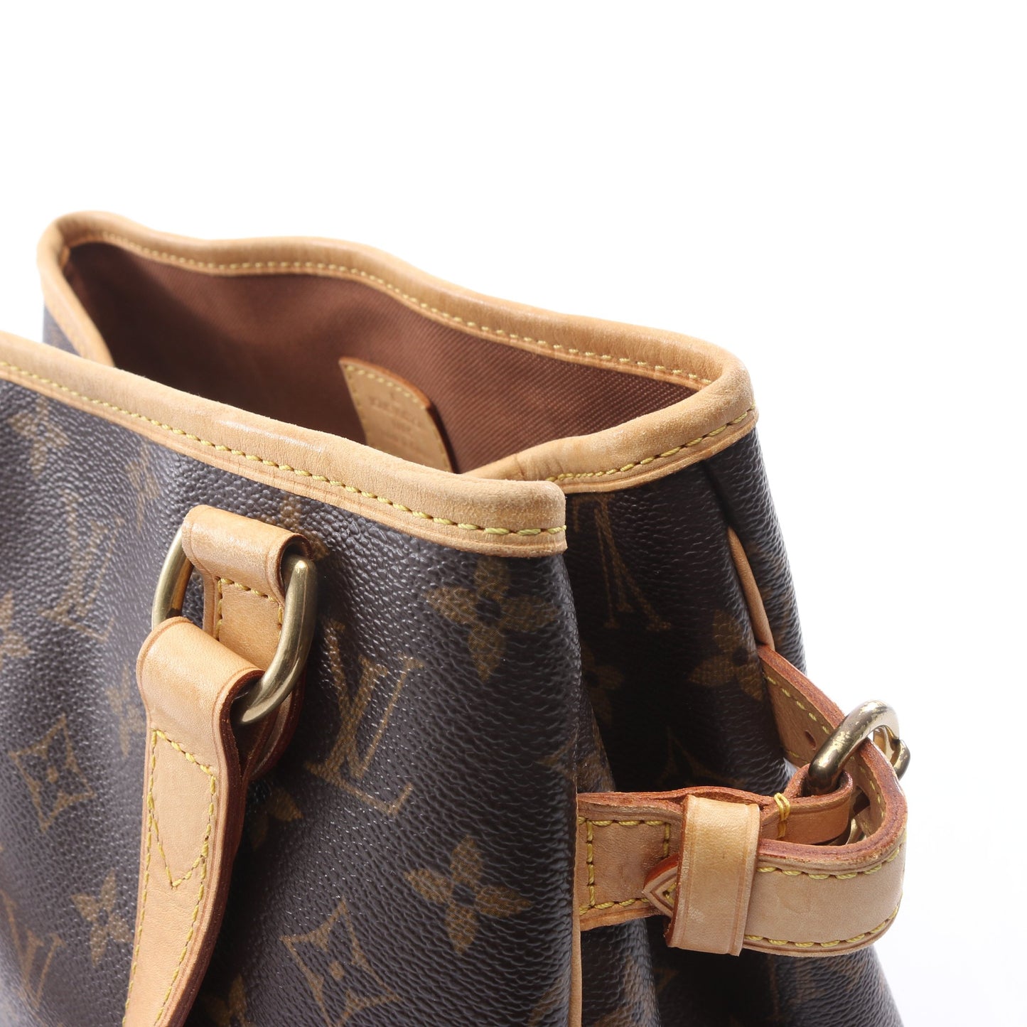 バティニョール モノグラム ハンドバッグ PVC レザー ブラウン ルイヴィトン バッグ LOUIS VUITTON
