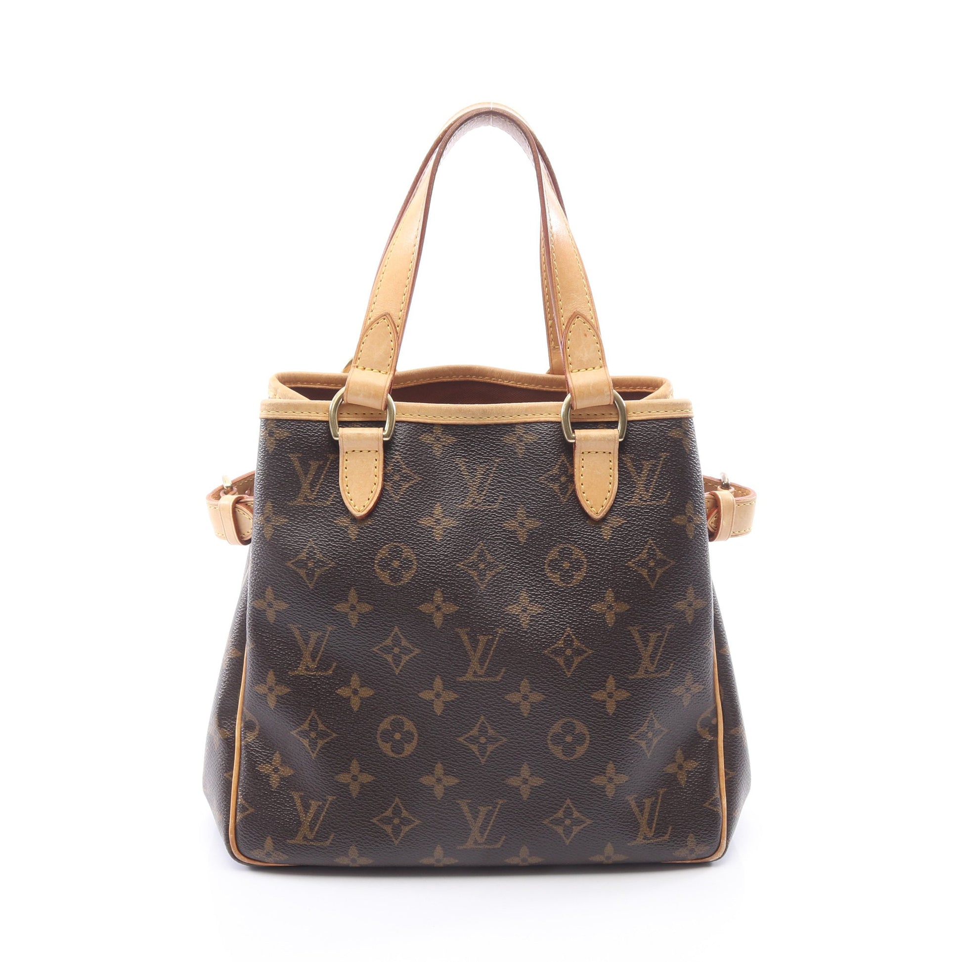 バティニョール モノグラム ハンドバッグ PVC レザー ブラウン ルイヴィトン バッグ LOUIS VUITTON