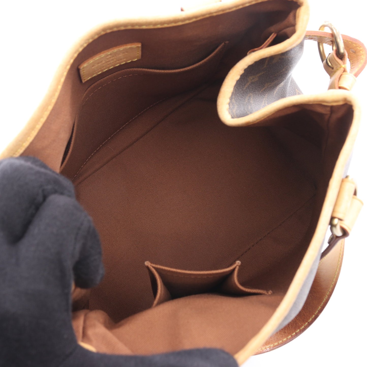 バティニョール モノグラム ハンドバッグ PVC レザー ブラウン ルイヴィトン バッグ LOUIS VUITTON