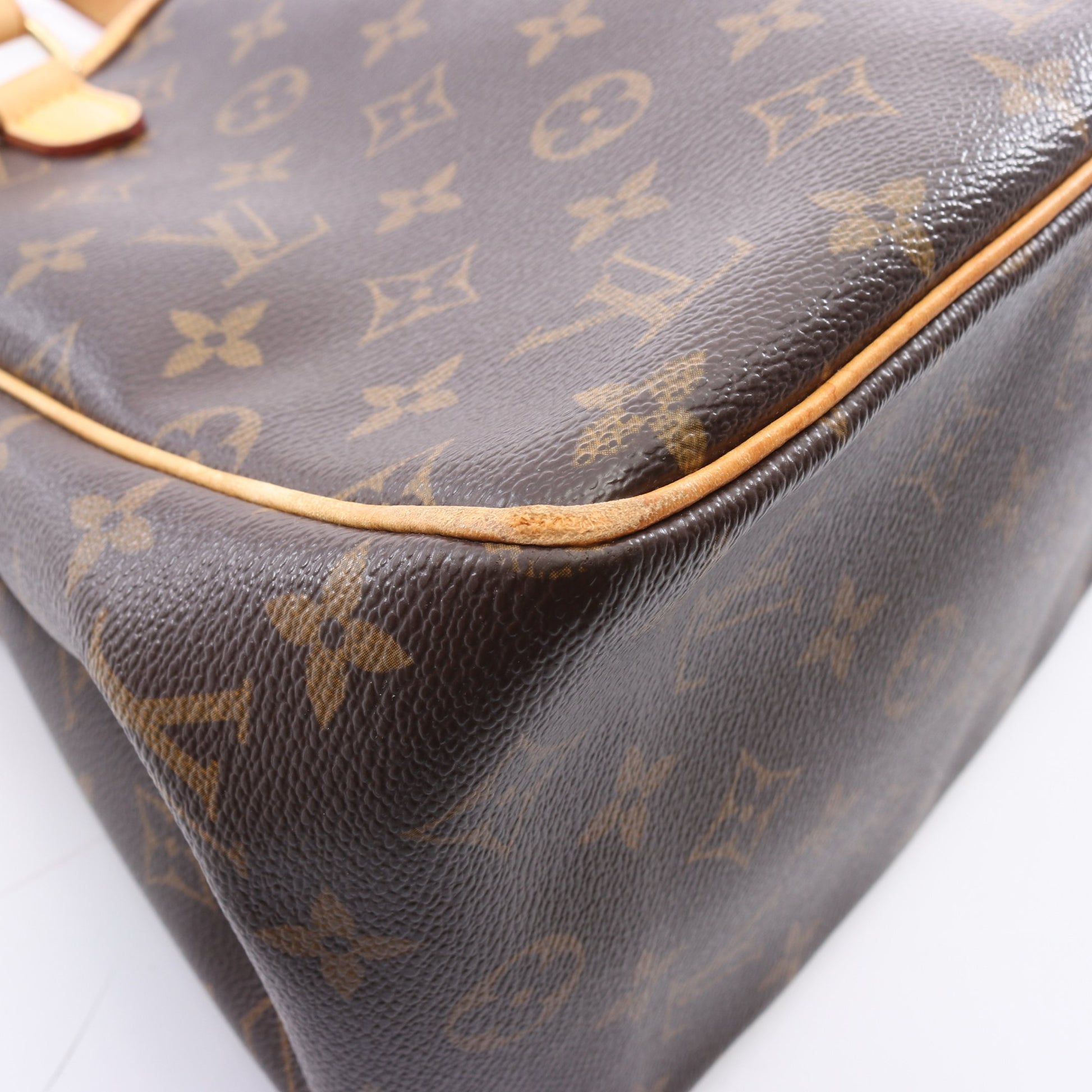 バティニョール モノグラム ハンドバッグ PVC レザー ブラウン ルイヴィトン バッグ LOUIS VUITTON