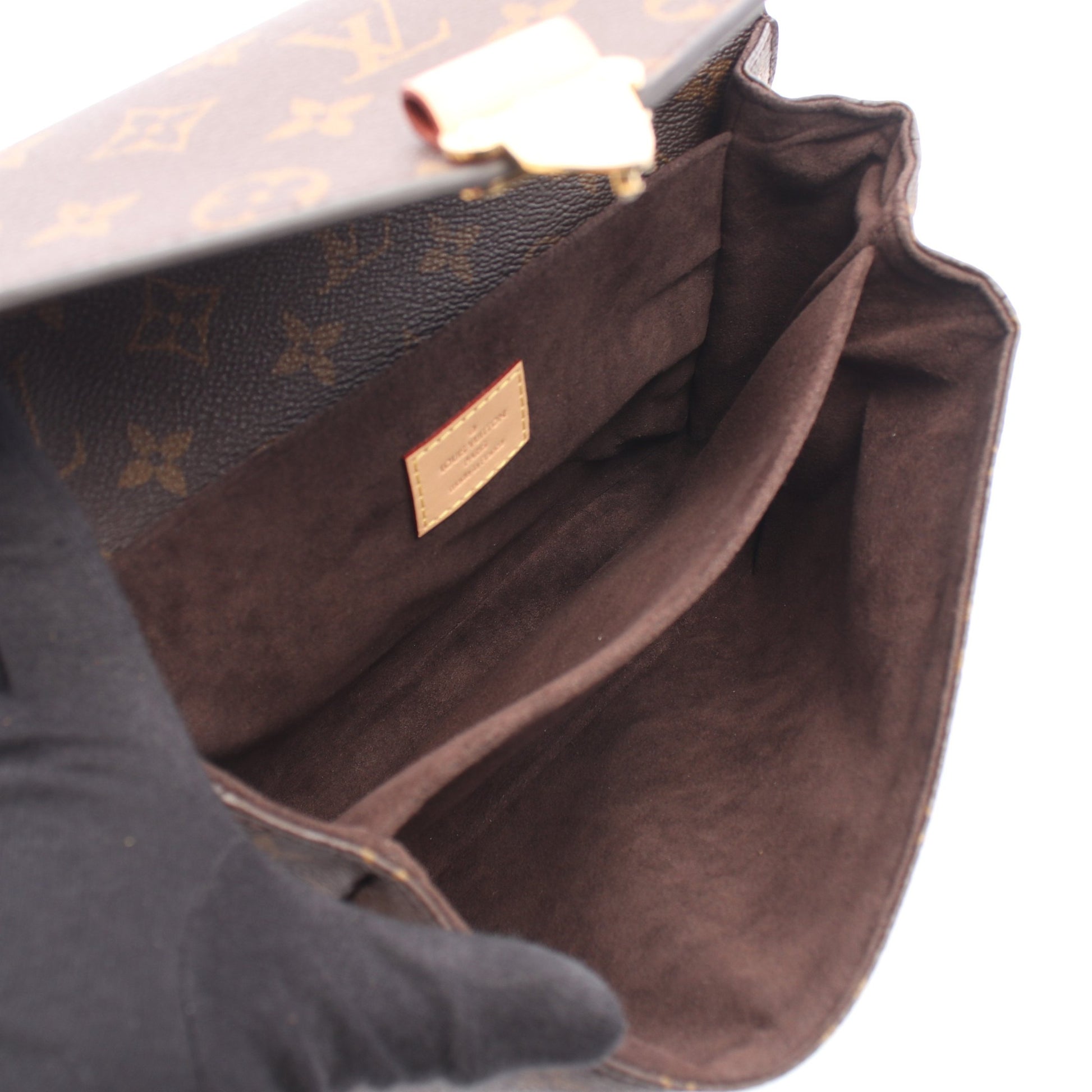 ポシェット メティス MM モノグラム 2WAY ハンドバッグ PVC レザー ブラウン ルイヴィトン バッグ LOUIS VUITTON