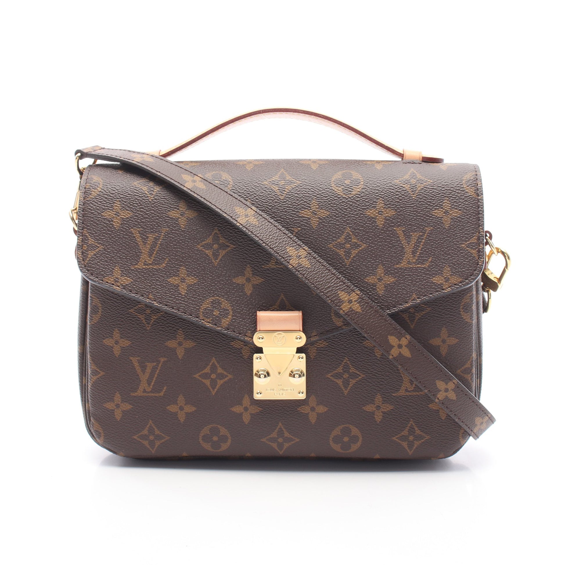 ポシェット メティス MM モノグラム 2WAY ハンドバッグ PVC レザー ブラウン ルイヴィトン バッグ LOUIS VUITTON