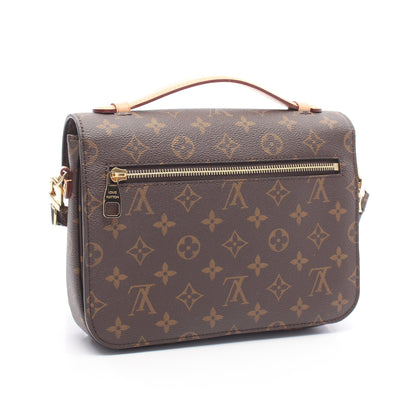 ポシェット メティス MM モノグラム 2WAY ハンドバッグ PVC レザー ブラウン ルイヴィトン バッグ LOUIS VUITTON