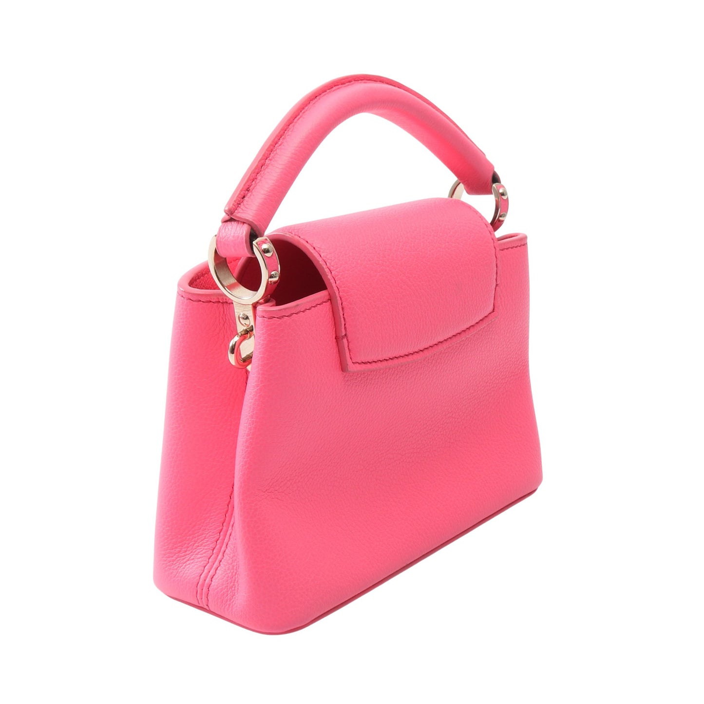 カプシーヌ MINI ネオンピンク 2WAY ハンドバッグ レザー ピンク ルイヴィトン バッグ LOUIS VUITTON