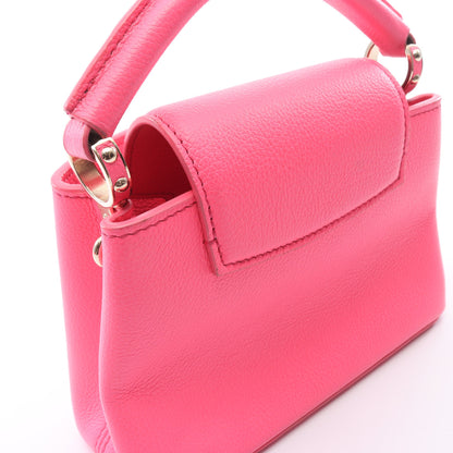 カプシーヌ MINI ネオンピンク 2WAY ハンドバッグ レザー ピンク ルイヴィトン バッグ LOUIS VUITTON