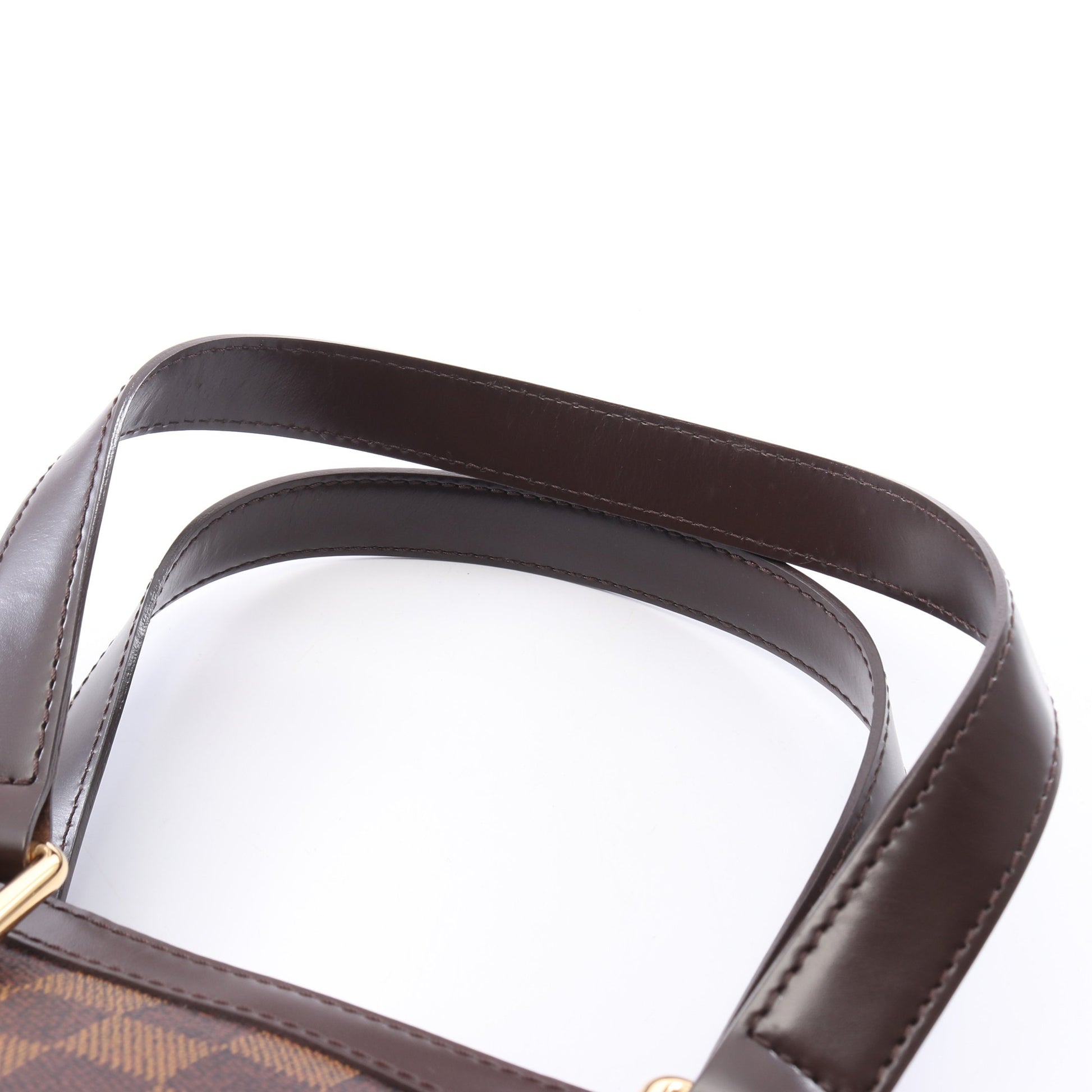 ハムステッドPM ダミエエベヌ ハンドバッグ トートバッグ PVC レザー ブラウン ルイヴィトン バッグ LOUIS VUITTON