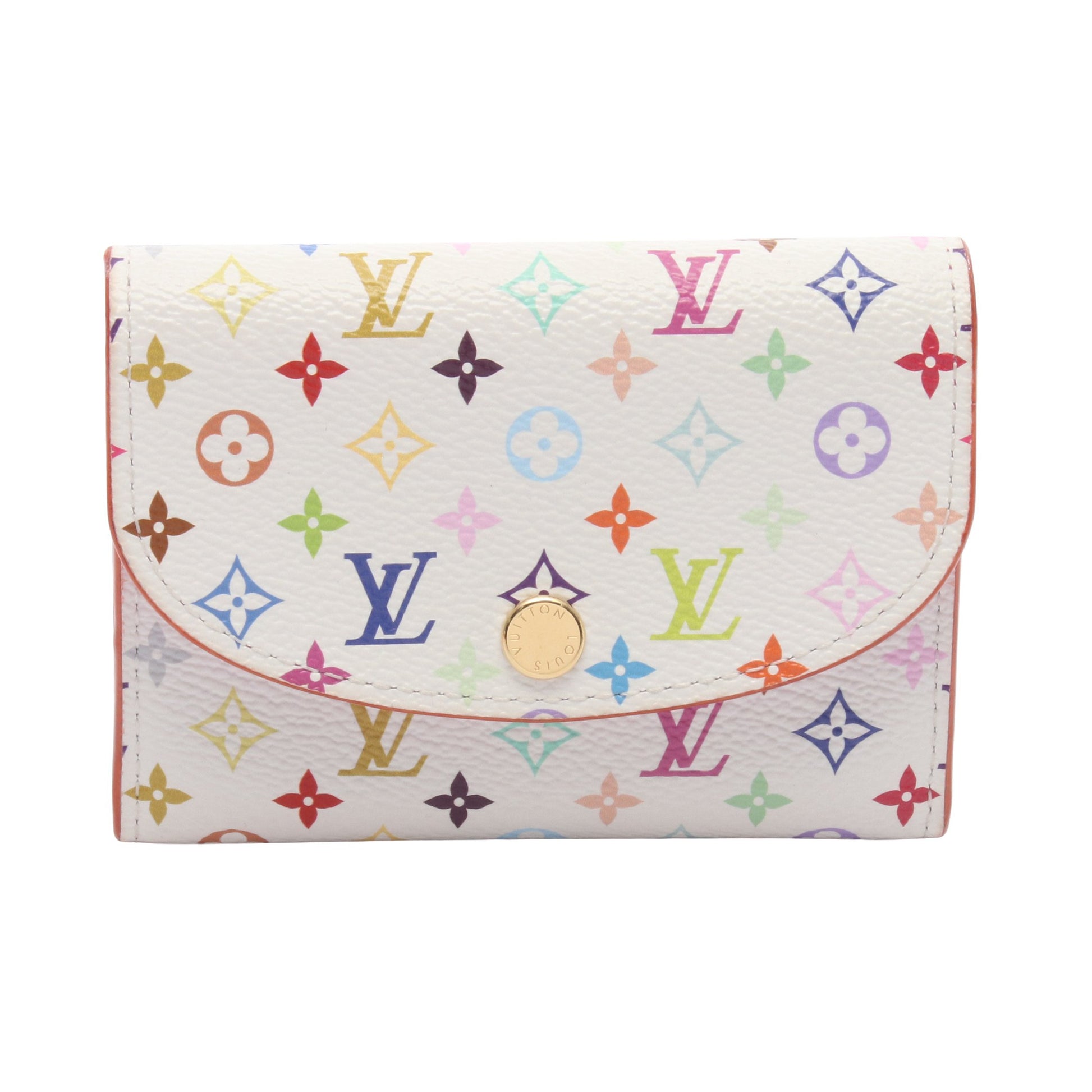 LV × TM ポルトモネ ロザリ モノグラムマルチカラー ブロン コインケース PVC ホワイト ルイヴィトン 財布・小物 LOUIS VUITTON