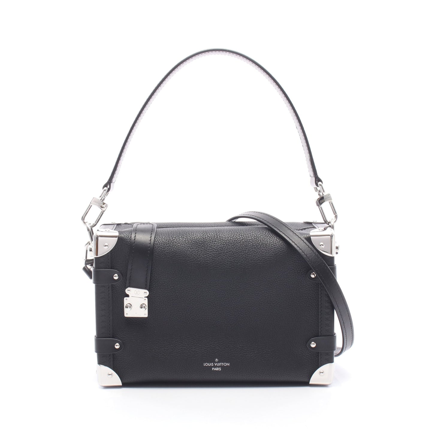 サイドトランクMM ノワール 2WAY ハンドバッグ レザー ブラック ルイヴィトン バッグ LOUIS VUITTON
