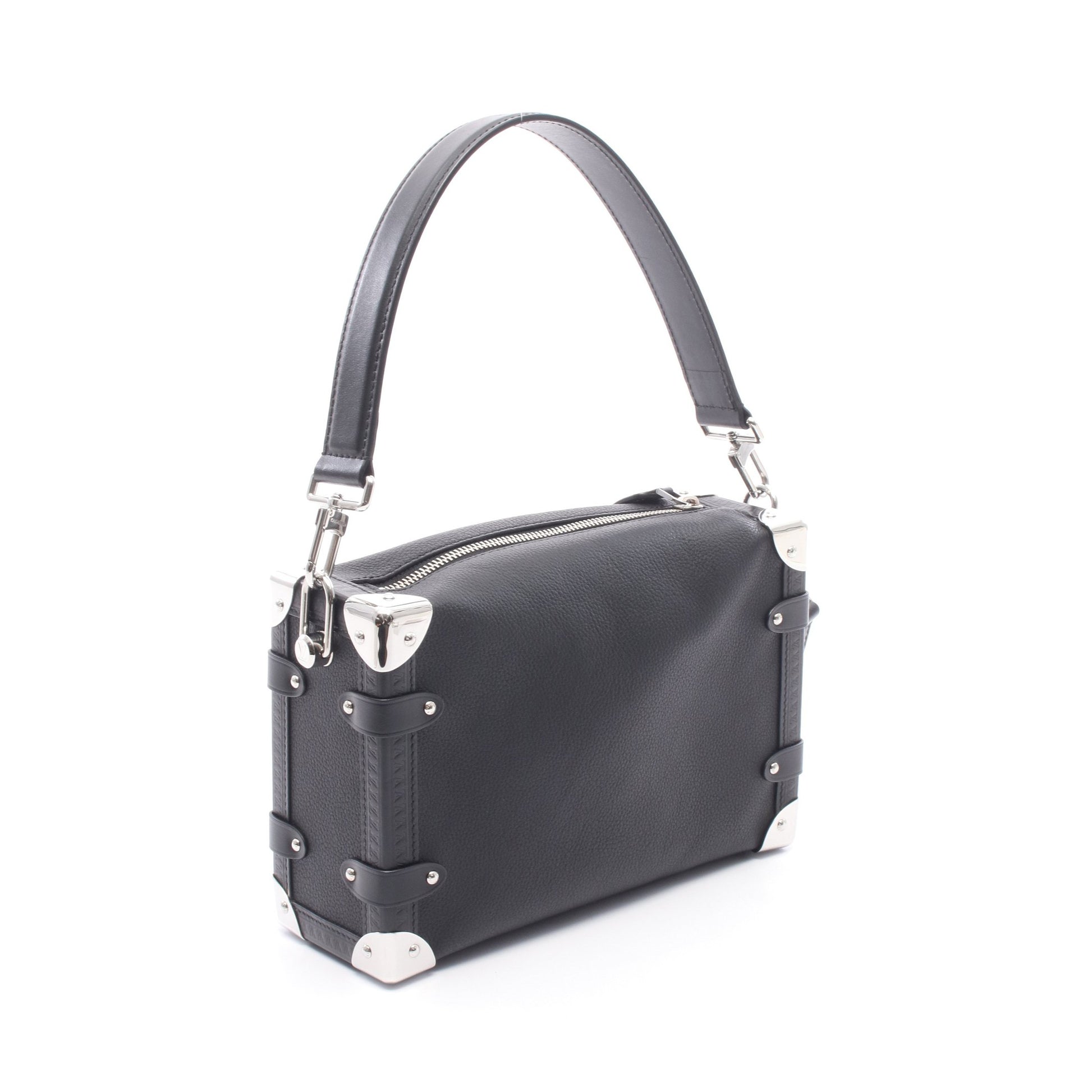 サイドトランクMM ノワール 2WAY ハンドバッグ レザー ブラック ルイヴィトン バッグ LOUIS VUITTON