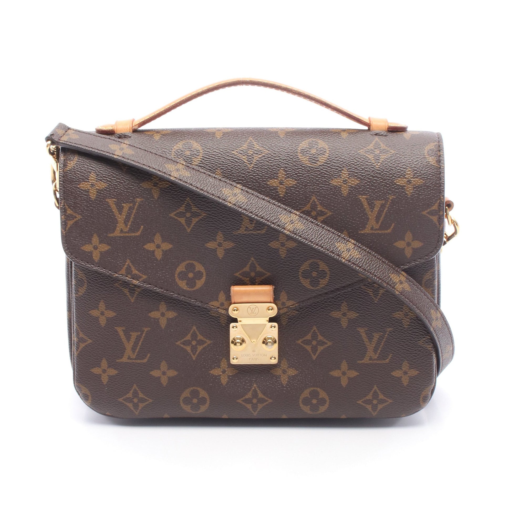 ポシェット メティス MM モノグラム 2WAY ハンドバッグ PVC レザー ブラウン ルイヴィトン バッグ LOUIS VUITTON