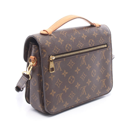 ポシェット メティス MM モノグラム 2WAY ハンドバッグ PVC レザー ブラウン ルイヴィトン バッグ LOUIS VUITTON
