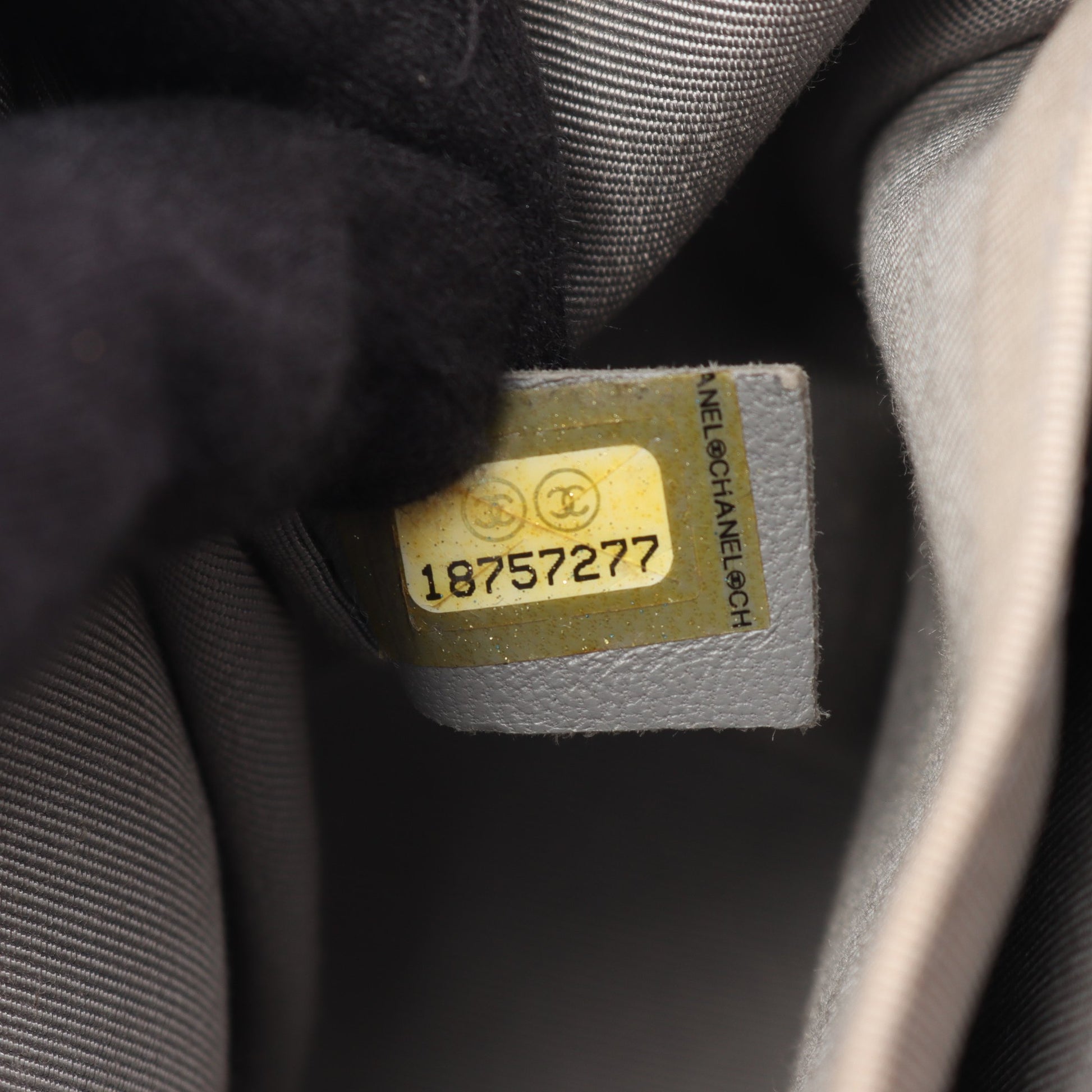 ボーイシャネル チェーンショルダーバッグ ラムスキン ブラック シルバー金具 シャネル バッグ CHANEL
