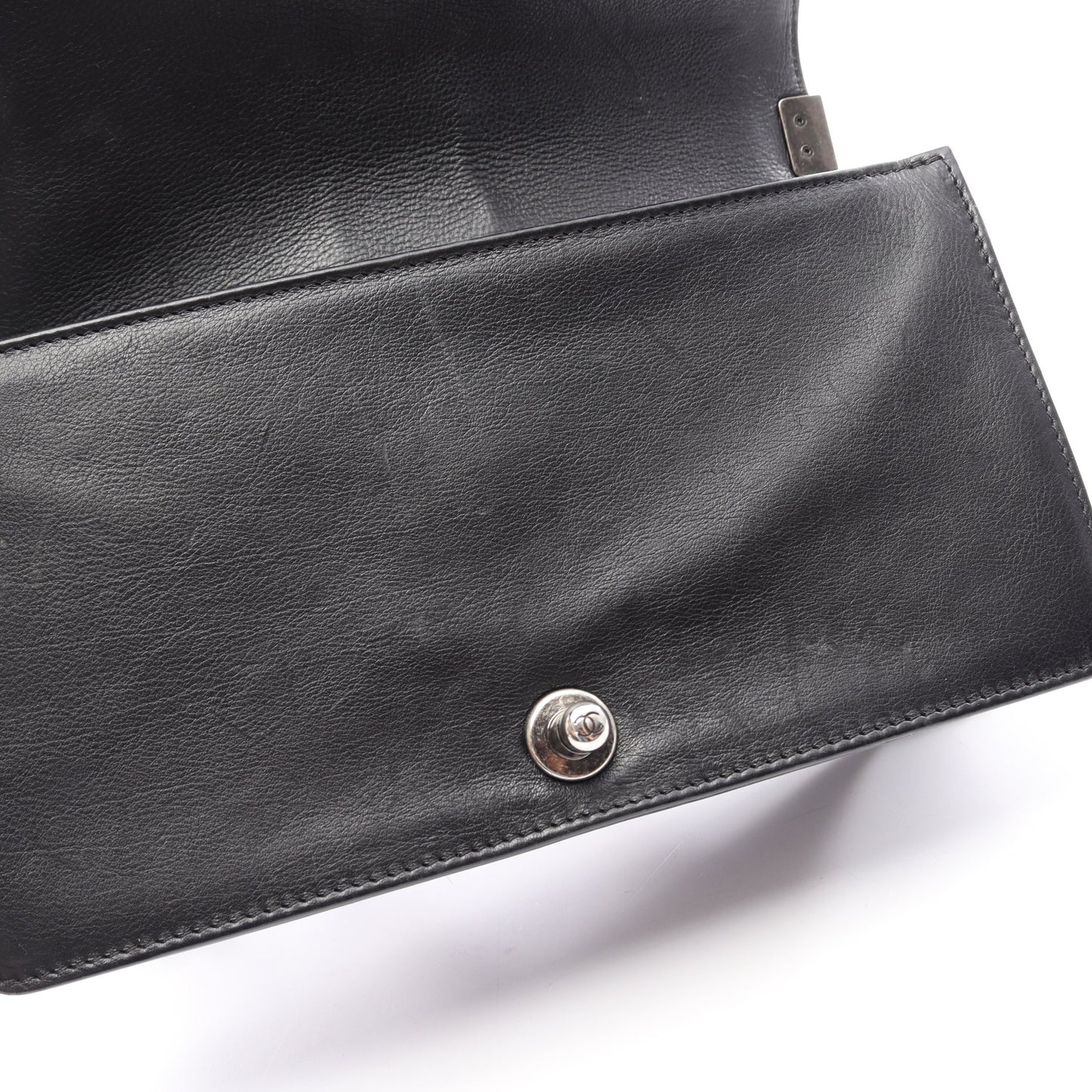 ボーイシャネル チェーンショルダーバッグ ラムスキン ブラック シルバー金具 シャネル バッグ CHANEL