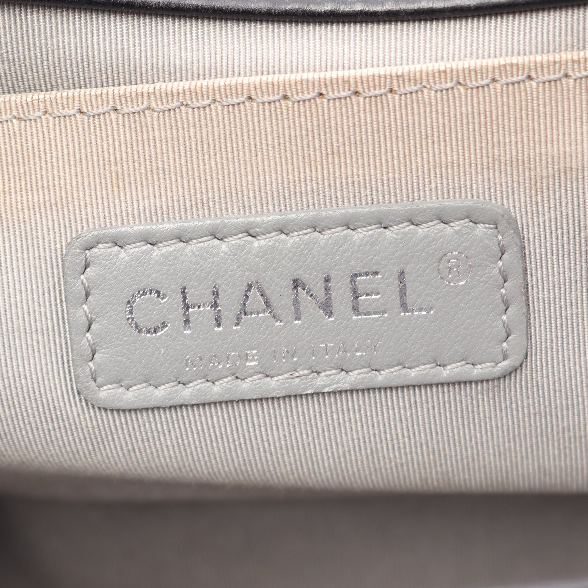 ボーイシャネル チェーンショルダーバッグ ラムスキン ブラック シルバー金具 シャネル バッグ CHANEL