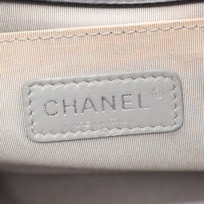 ボーイシャネル チェーンショルダーバッグ ラムスキン ブラック シルバー金具 シャネル バッグ CHANEL
