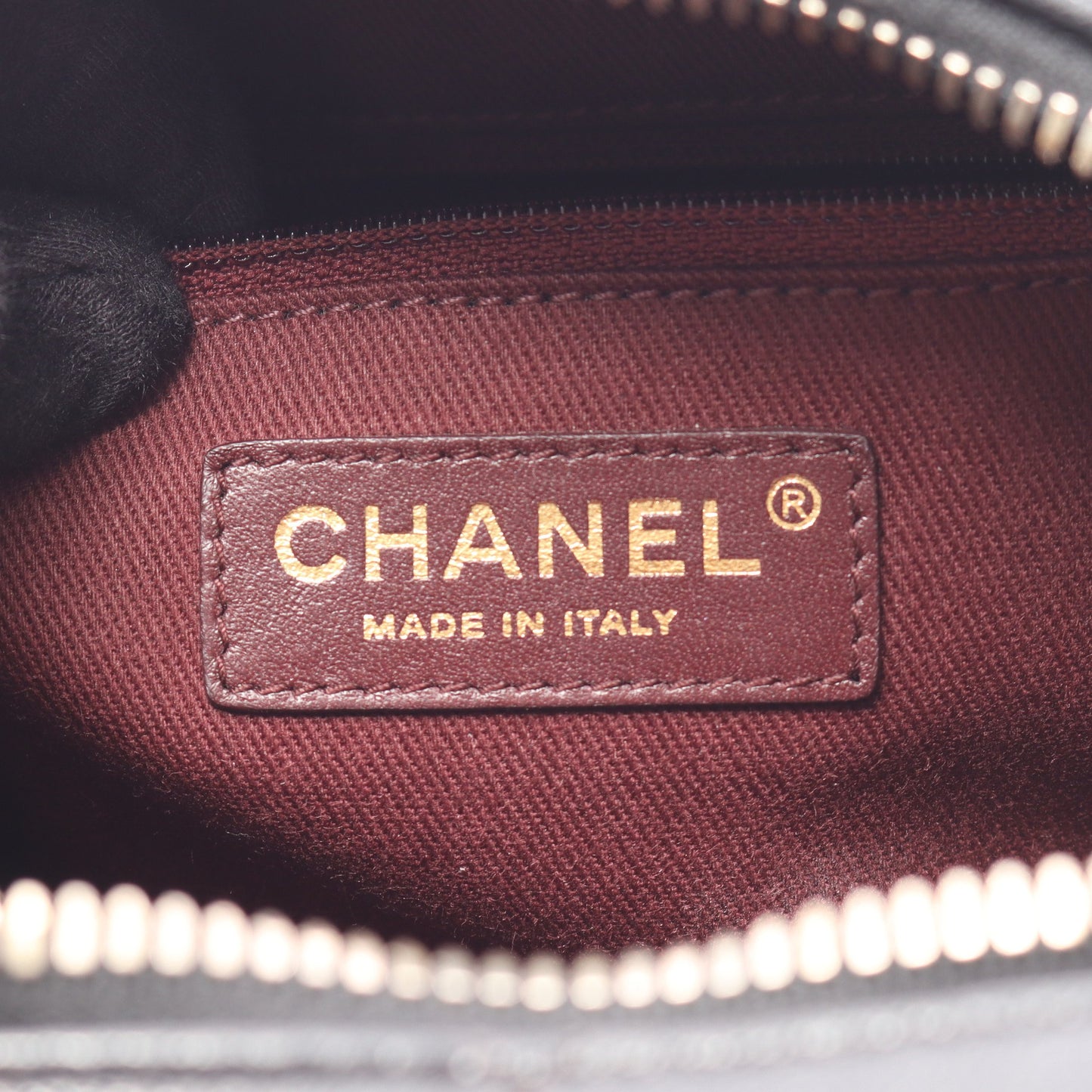 マトラッセ バニティバッグ 2WAY チェーンショルダーバッグ レザー ブラック ゴールド金具 シャネル バッグ CHANEL