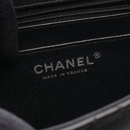 ミニマトラッセ チェーンショルダーバッグ ラムスキン ブラック シルバー金具 シャネル バッグ CHANEL
