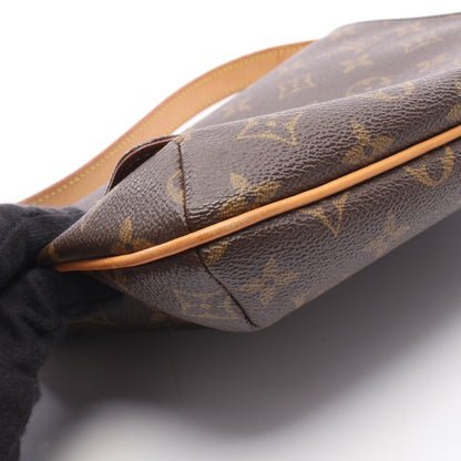 ミュゼットタンゴ ショートストラップ モノグラム ショルダーバッグ PVC レザー ブラウン ルイヴィトン バッグ LOUIS VUITTON
