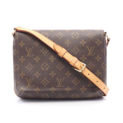 ミュゼットタンゴ ショートストラップ モノグラム ショルダーバッグ PVC レザー ブラウン ルイヴィトン バッグ LOUIS VUITTON