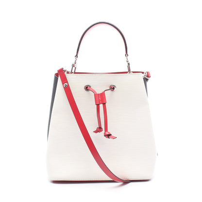 ネオノエ トリコロール エピ ブロン ノワール 2WAY ハンドバッグ レザー ホワイト ブラック レッド ルイヴィトン バッグ LOUIS VUITTON