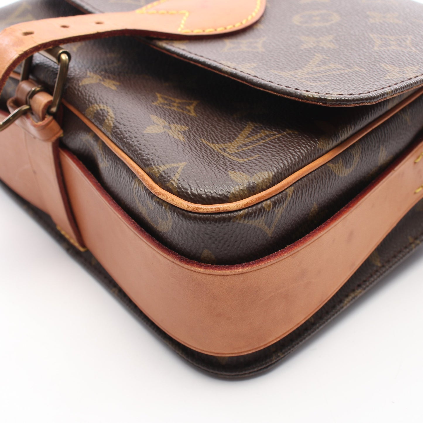 カルトシエールMM モノグラム ショルダーバッグ PVC レザー ブラウン ルイヴィトン バッグ LOUIS VUITTON