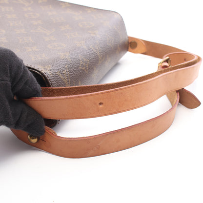 カルトシエールMM モノグラム ショルダーバッグ PVC レザー ブラウン ルイヴィトン バッグ LOUIS VUITTON