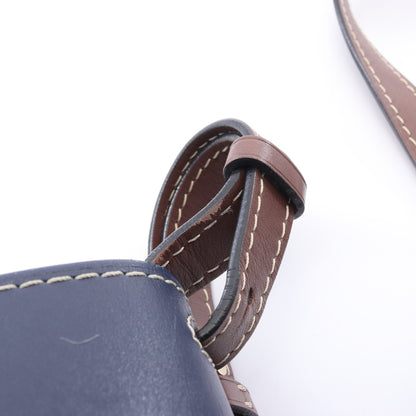 ゲート スモール ショルダーバッグ レザー ネイビー ライトベージュ ダークブラウン ロエベ バッグ LOEWE