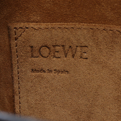 ゲート スモール ショルダーバッグ レザー ネイビー ライトベージュ ダークブラウン ロエベ バッグ LOEWE