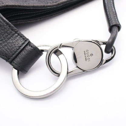 GG柄 ショルダーバッグ デニム レザー ブラック グッチ バッグ GUCCI