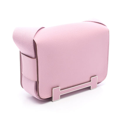 ゲタ モーヴシルベストル ショルダーバッグ シェーブル ピンク シルバー金具 U刻印 エルメス バッグ HERMES