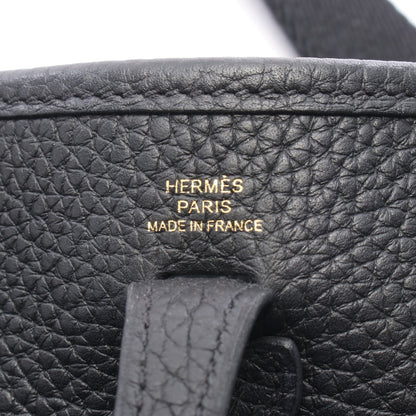 エヴリンTPM ショルダーバッグ トリヨンクレマンス ブラック ゴールド金具 Y刻印 エルメス バッグ HERMES