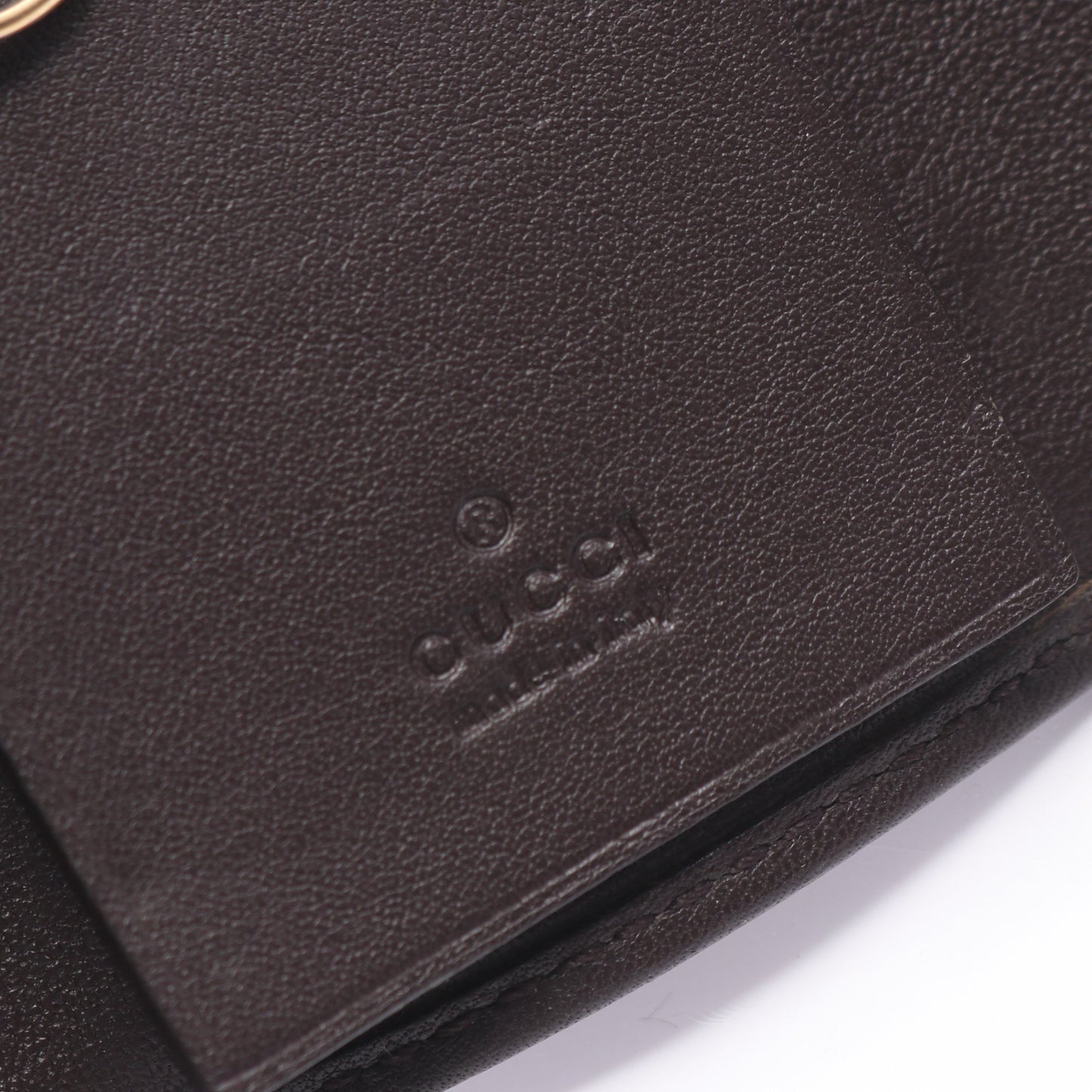 インターロッキング GGキャンバス 6連 キーケース キャンバス レザー ベージュ ダークブラウン グッチ 財布・小物 GUCCI